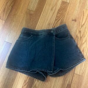 Levi Strauss & Co. Black Denim Skort